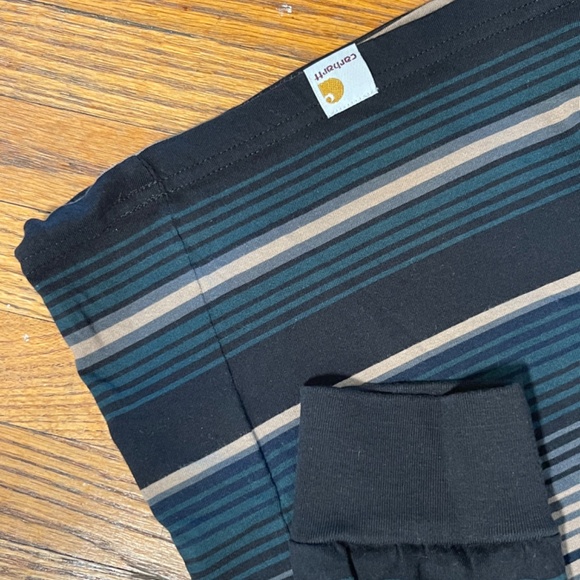 Carhartt WIP Tuscon long sleeve striped shirt LARGE - Picture 2 of 3